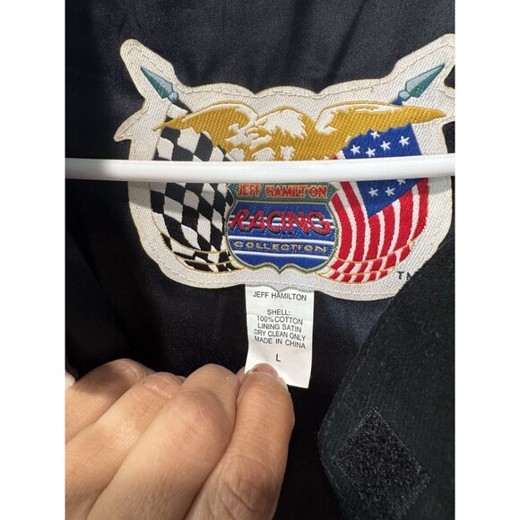 Vintage Dale Earnhardt Jeff Hamilton Jacket Nascar Racing Goodwrench Rare Sz L - Picture 4 of 10